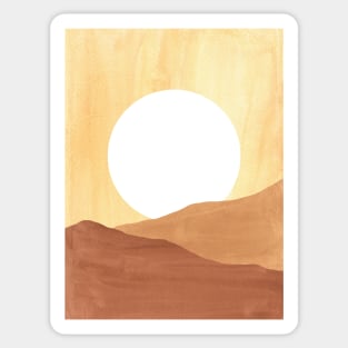 Terracotta sunrise Sticker